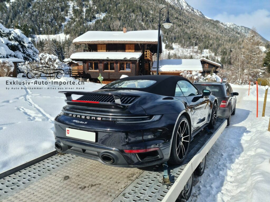 Auto Buchhammer | Auto Import Schweiz | Autotransport Europa | Porsche 911 Turbo S Cabriolet