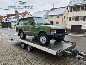 Auto Buchhammer | Auto Import Schweiz | Autotransport Europa | Land Rover Range Rover Oldtimer 1972